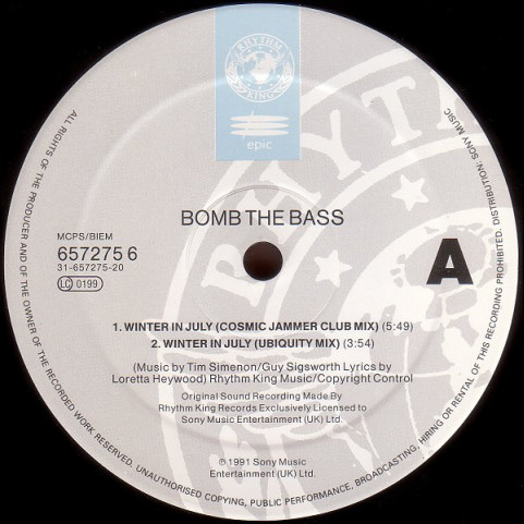Bomb The Bass - Winter In July (1991) [12"]