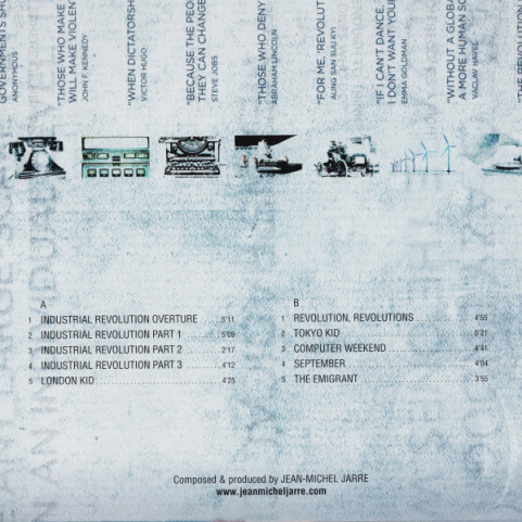 Jean-Michel Jarre - Revolutions (2018) [1LP]