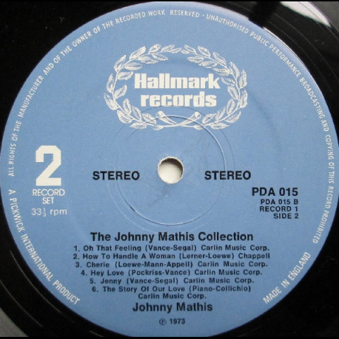 Johnny Mathis - The Johnny Mathis Collection (1973) [2LP]