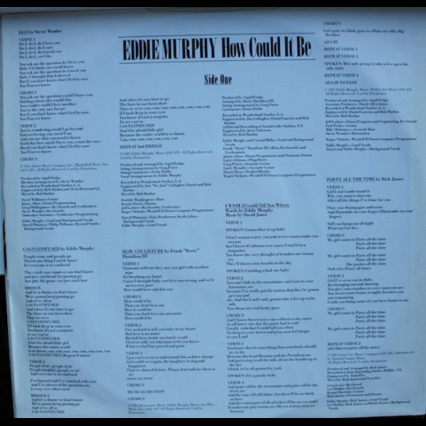 Eddie Murphy - How Could It Be (1985) [1LP]