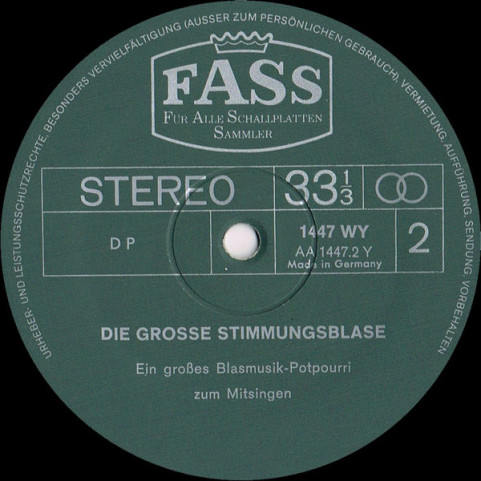 Unknown Artist - Die Grosse Stimmungsblase (1967) [1LP]