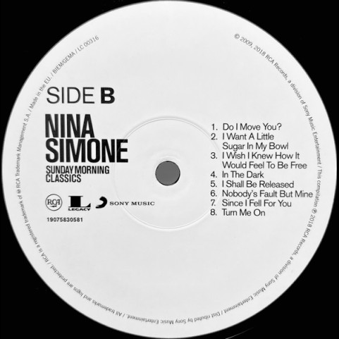 Nina Simone - Sunday Morning Classics (2018) [2LP]