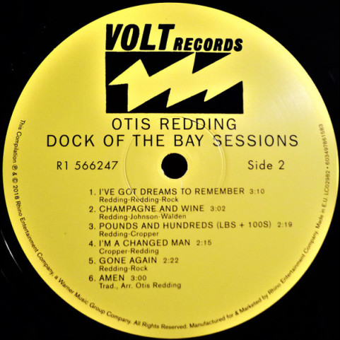 Otis Redding - Dock Of The Bay Sessions (2018) [1LP]