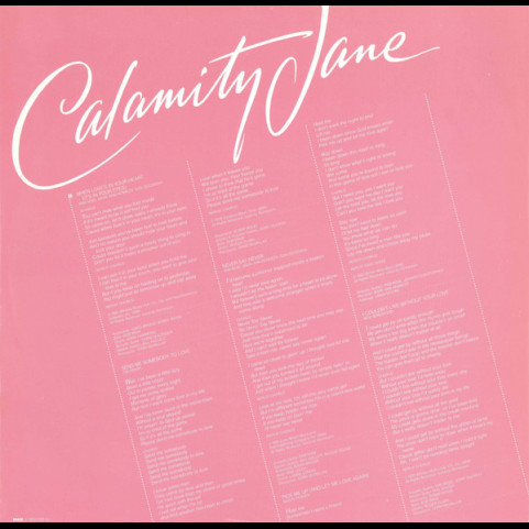 Calamity Jane (5) - Calamity Jane (1982) [1LP]