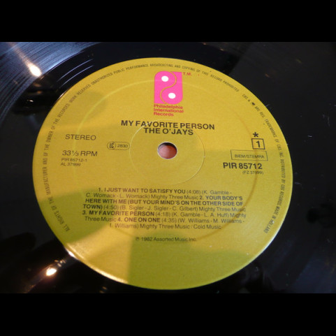 O'Jays, The - My Favorite Person (1982) [1LP]