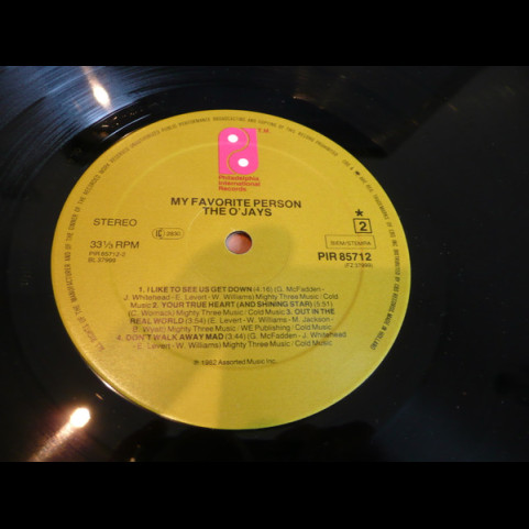 O'Jays, The - My Favorite Person (1982) [1LP]