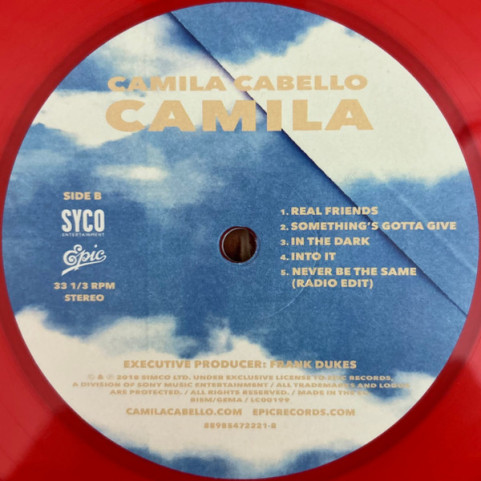 Camila Cabello - Camila (2018) [1LP]