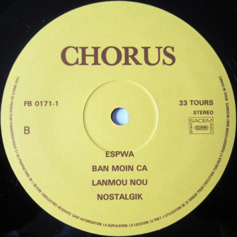 Chorus (17) - Separation (1992) [1LP]