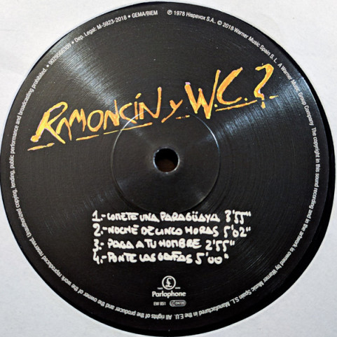 Ramoncín Y W.C.? - Ramoncín Y W.C.? (2018) [1LP]