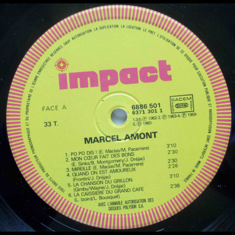 Marcel Amont - Marcel Amont (1977) [1LP]