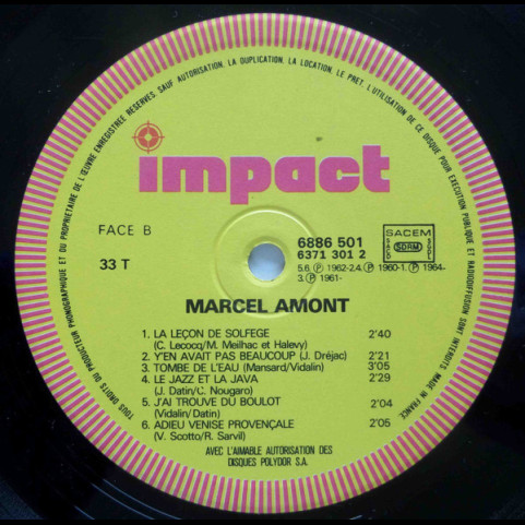 Marcel Amont - Marcel Amont (1977) [1LP]