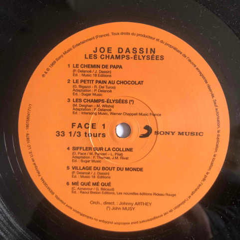 Joe Dassin - Les Champs-Élysées (2018) [1LP]