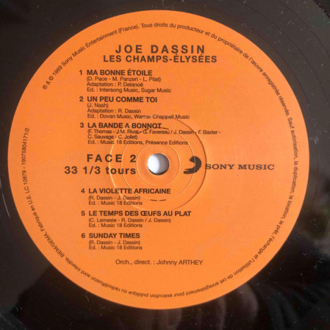 Joe Dassin - Les Champs-Élysées (2018) [1LP]