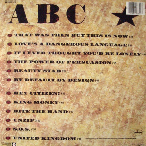 ABC - Beauty Stab (1983) [1LP]