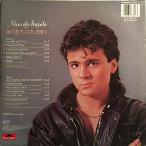 Nino De Angelo - Jenseits Von Eden (1984) [1LP]