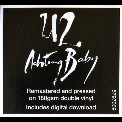U2 - Achtung Baby (2018) [2LP] 180g
