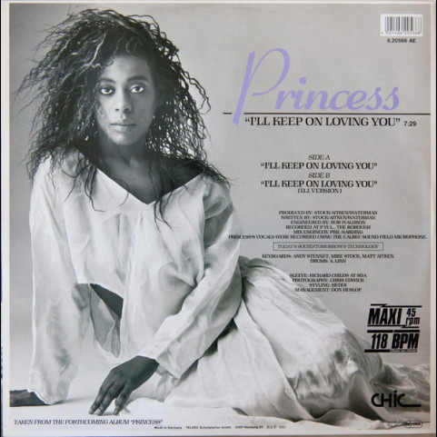 Princess - I'll Keep On Loving You (1986) [12"]