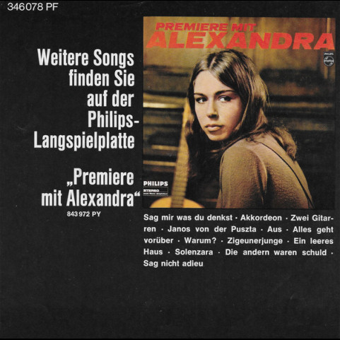Alexandra (7) - Zigeunerjunge / Aus (1967) [7"]