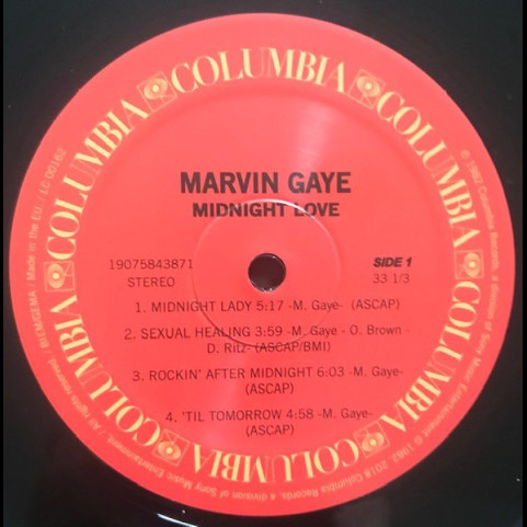 Marvin Gaye - Midnight Love (2018) [1LP]