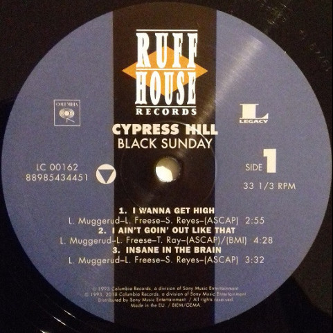 Cypress Hill - Black Sunday (2018) [2LP] 180g