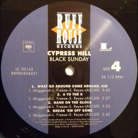 Cypress Hill - Black Sunday (2018) [2LP] 180g