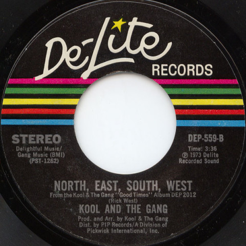 Kool & The Gang - Jungle Boogie / North, East, South, West (1973) [7"]