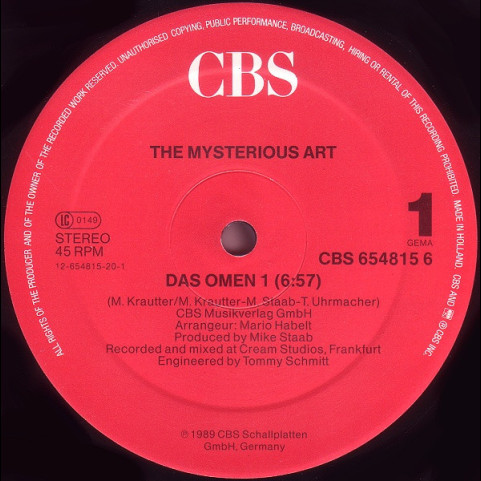 Mysterious Art - Das Omen (Teil 1) (1989) [12"]