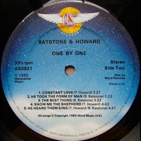 Tom Howard & Bill Batstone - One By One (1985) [1LP]