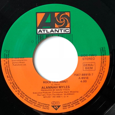 Alannah Myles - Love Is (1990) [7"]