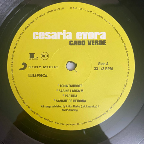 Cesaria Evora - Cabo Verde (2018) [2LP]