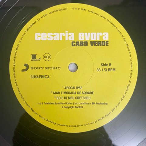 Cesaria Evora - Cabo Verde (2018) [2LP]