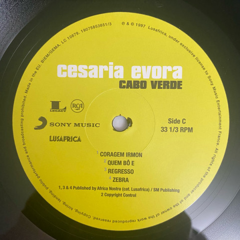 Cesaria Evora - Cabo Verde (2018) [2LP]