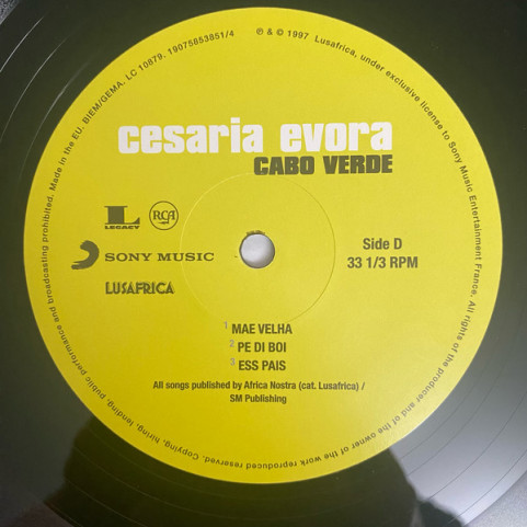 Cesaria Evora - Cabo Verde (2018) [2LP]