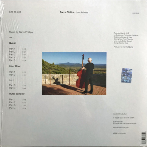 Barre Phillips - End To End (2018) [1LP] 180g
