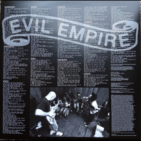 Rage Against The Machine - Evil Empire (2018) [1LP] 180g