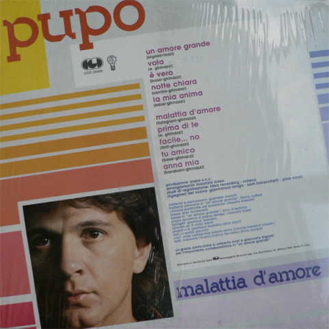Pupo - Malattia D'Amore (1984) [1LP]