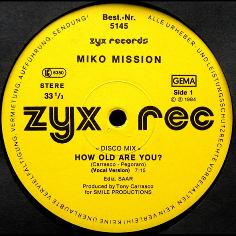 Miko Mission - How Old Are You? (1984) [12"]