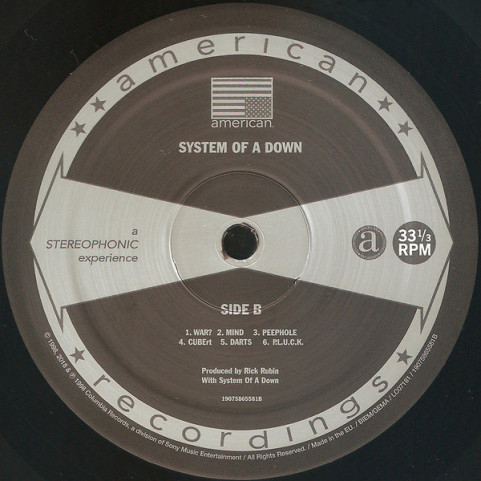 System Of A Down - System Of A Down (2018) [1LP]