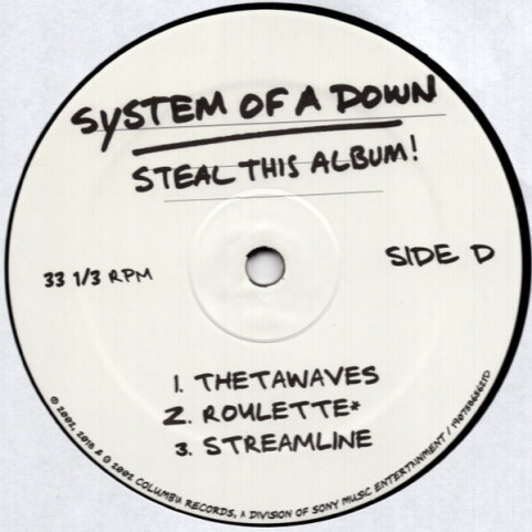System Of A Down - Steal This Album! (2018) [2LP]