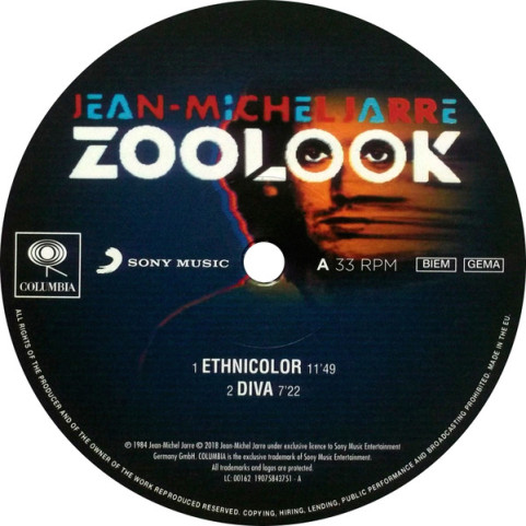 Jean-Michel Jarre - Zoolook (2018) [1LP]