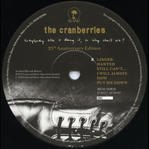 Cranberries, The - Everybody Else Is Doing It, So Why Can't We? (2018) [1LP]