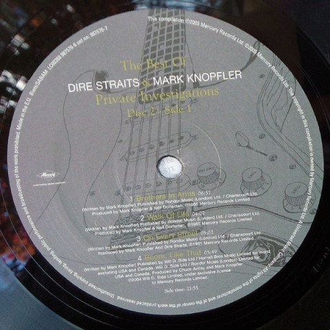 Dire Straits &  Mark Knopfler - Private Investigations (The Best Of) (2005) [2LP] 180g