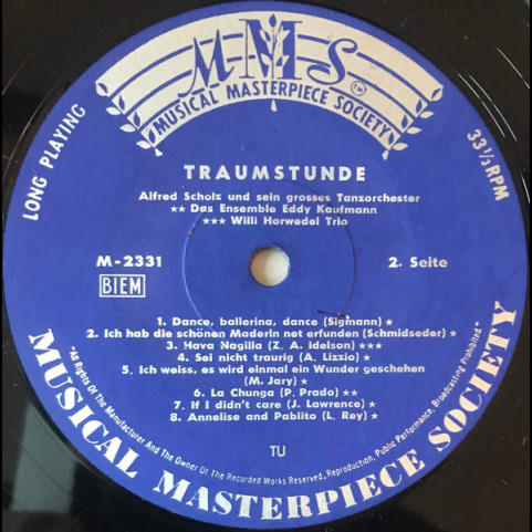 Alfred Scholz Und Sein Grosses Tanzorchester, Ensemble Eddy Kaufmann, Willi Horwedel Trio - In The Mood For Dreaming [1LP]