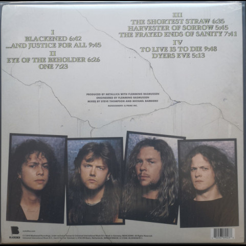 Metallica - ...And Justice For All (2018) [2LP] 180g