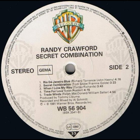 Randy Crawford - Secret Combination [1LP]