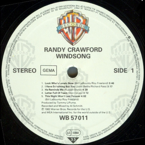 Randy Crawford - Windsong [1LP]