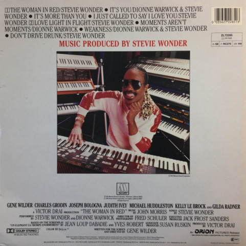 Stevie Wonder - The Woman In Red (Selections From The Original Motion Picture Soundtrack) (1984) [1LP]