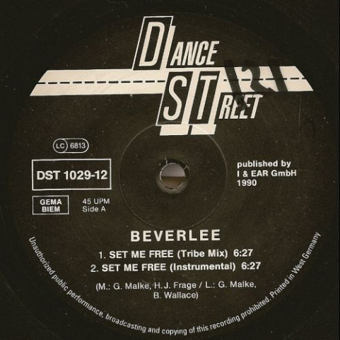 Beverlee - Set Me Free (1990) [12"]