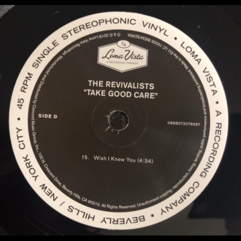 Revivalists, The - Take Good Care (2018) [1LP]
