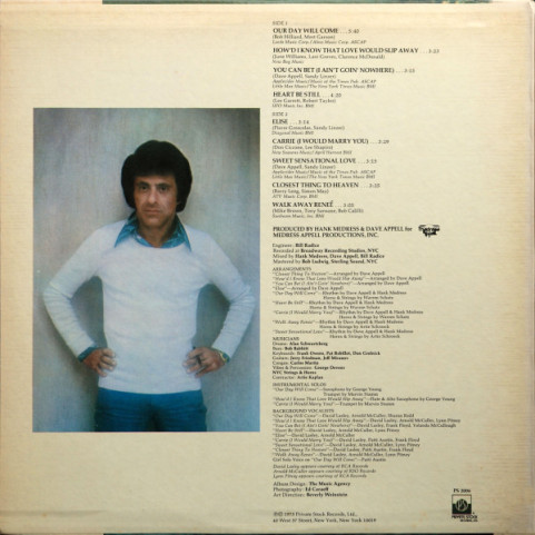 Frankie Valli - Our Day Will Come (1975) [1LP]